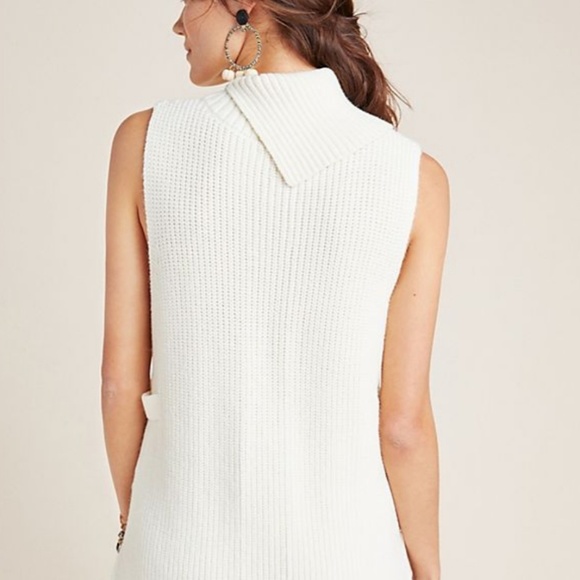 ANTHROPOLOGIE Tunic Alexia Cowl Neck Knit NWT - Picture 4 of 7